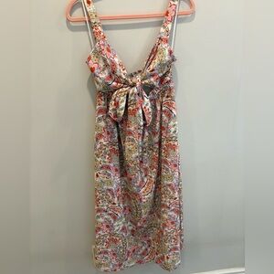 Harper & Me floral paisley cutout dress